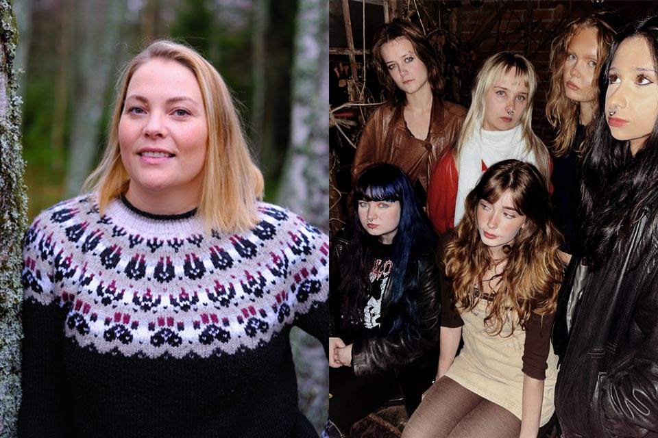 Emelie Boman och punkbandet Omaka