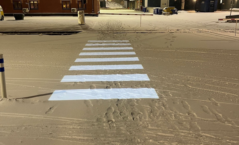 upplyst övergångsställe