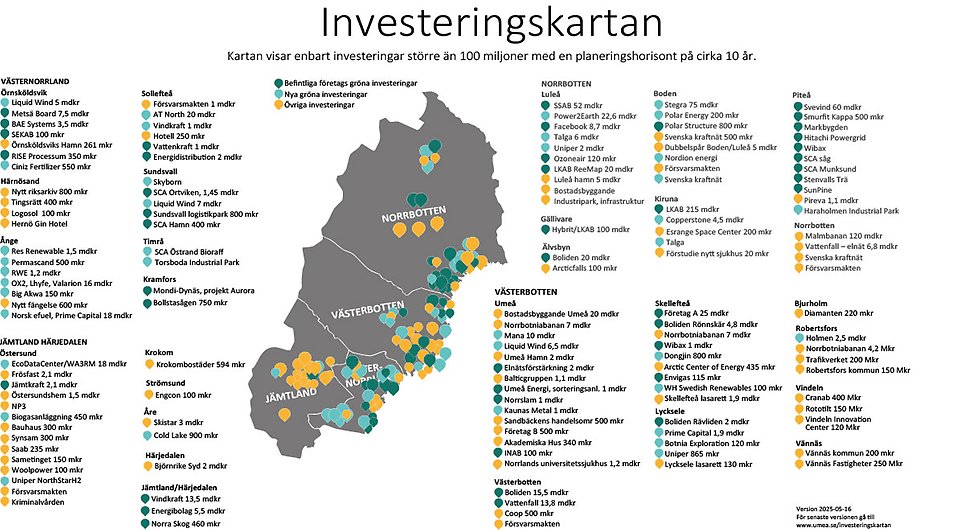 Investeringskartan